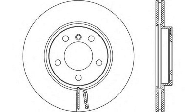 OPEN PARTS bdr261020 -  Тормозной диск